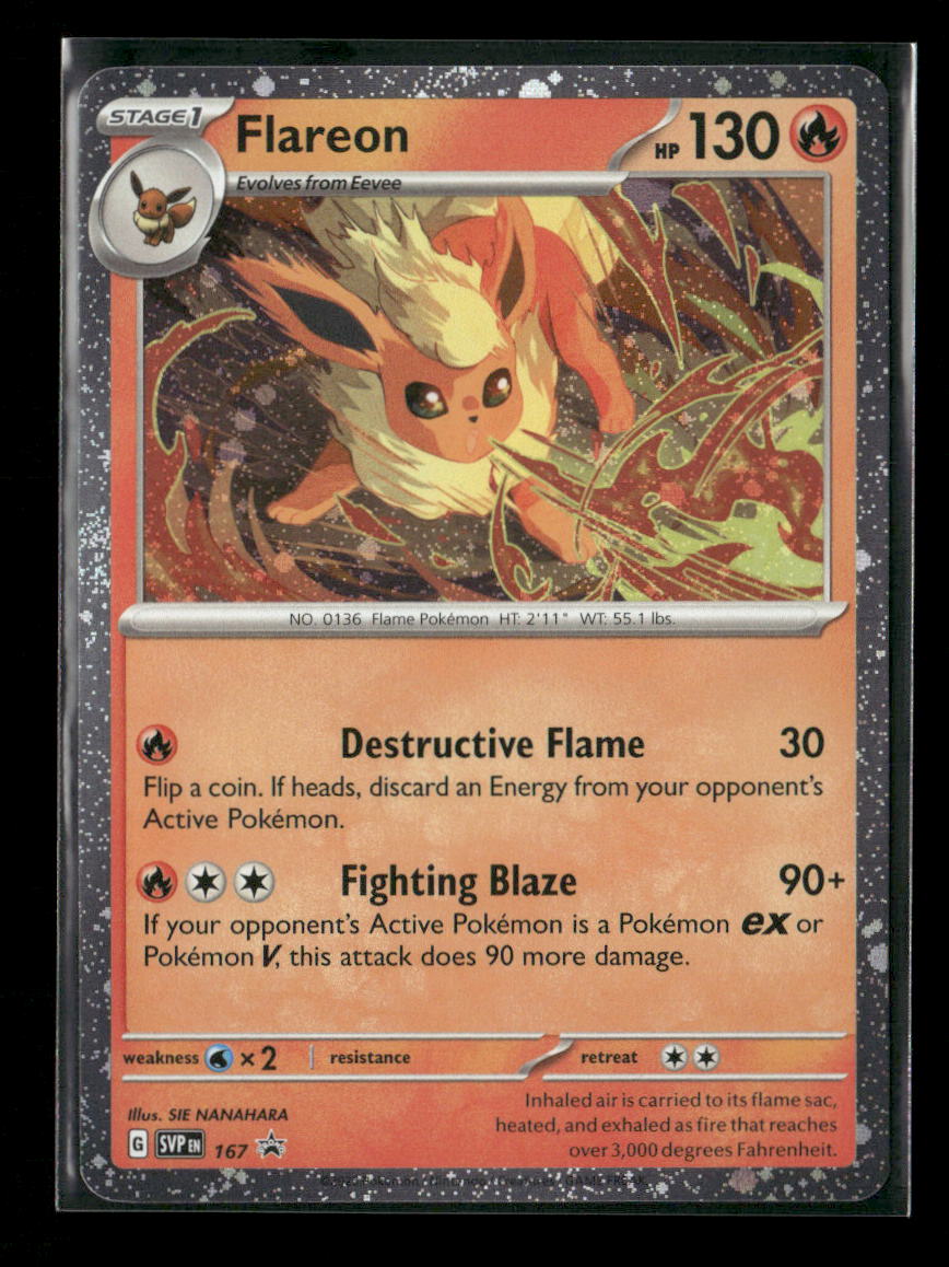 Flareon - (Cosmos Holo) Promo SV: Scarlet & Violet Promo Cards 167 NM
