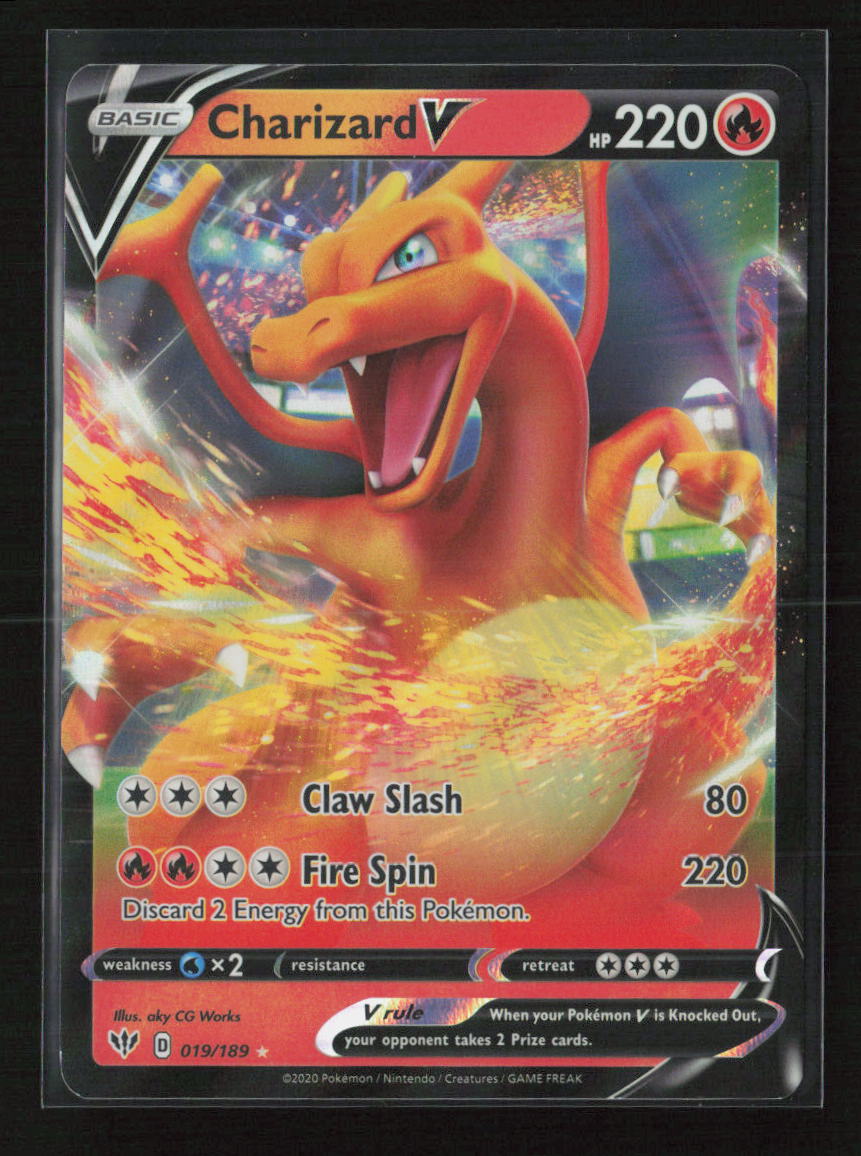 Charizard V Ultra Rare SWSH03: Darkness Ablaze 019/189 NM