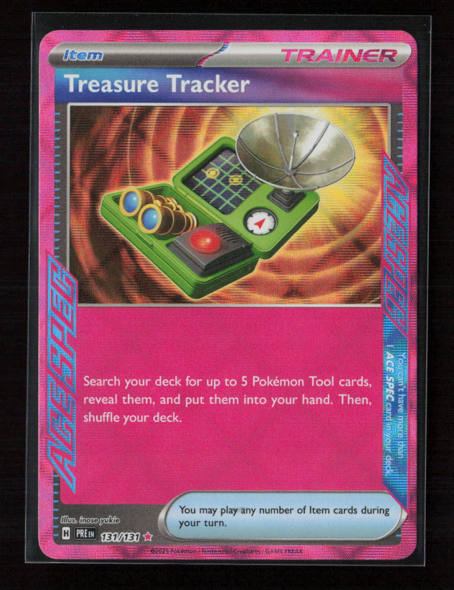 Treasure Tracker ACE SPEC Rare SV: Prismatic Evolutions 131/131 NM