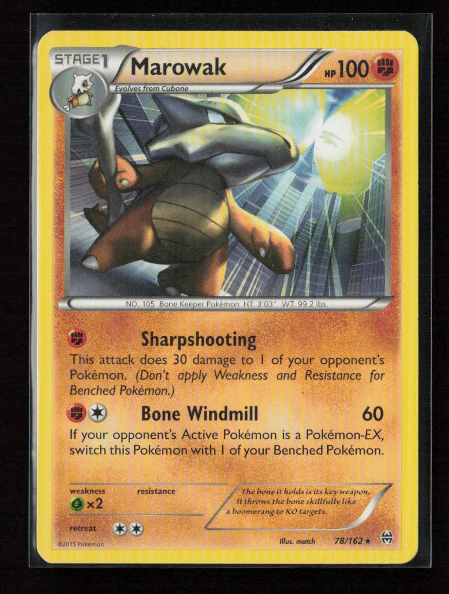 Marowak Rare XY - BREAKthrough 78/162 MP - Kang's Collectibles